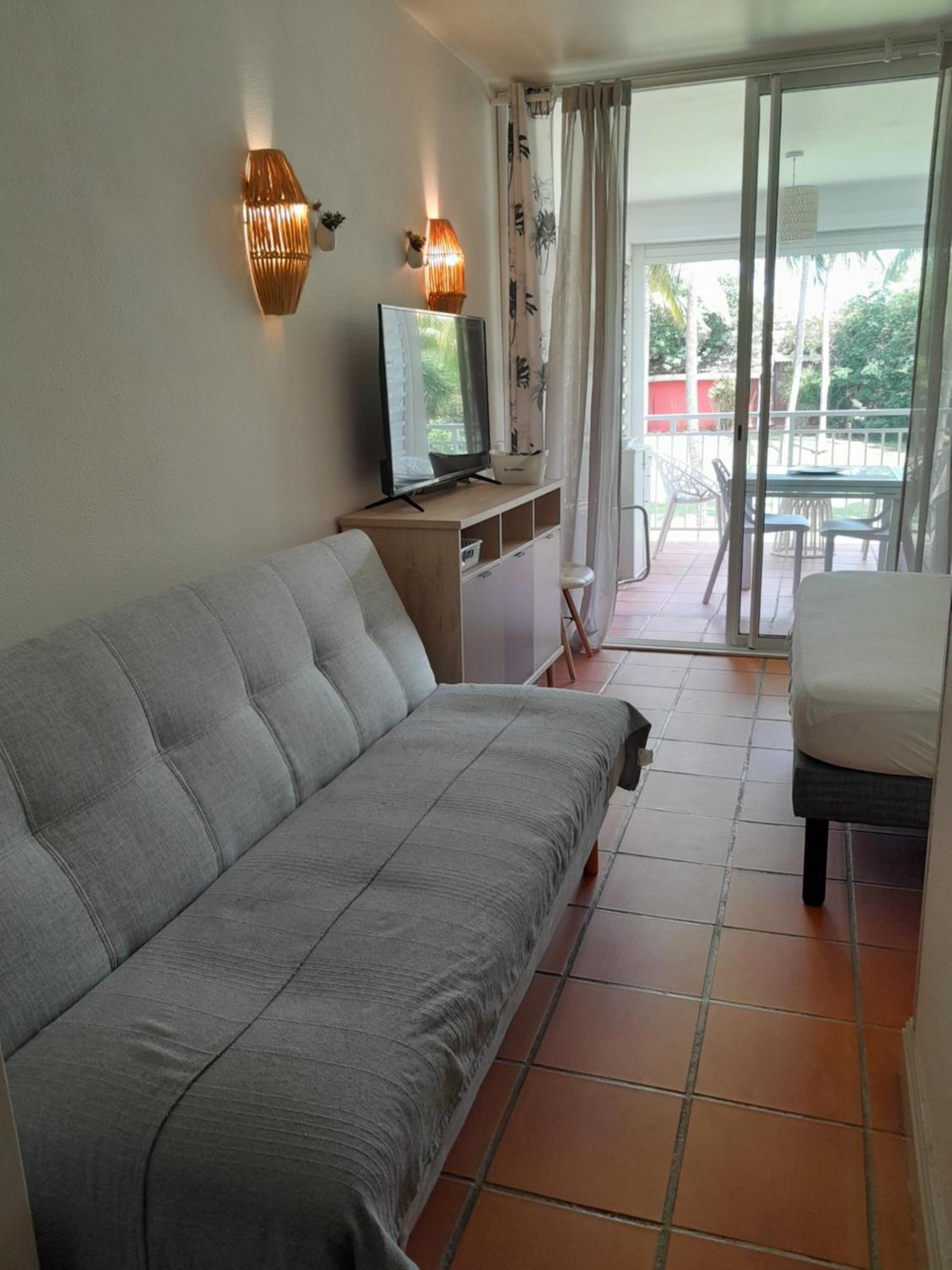 Coeur Tiare Studio Lounge Piscine Plage Cocotiers Saint-Francois  Exterior foto